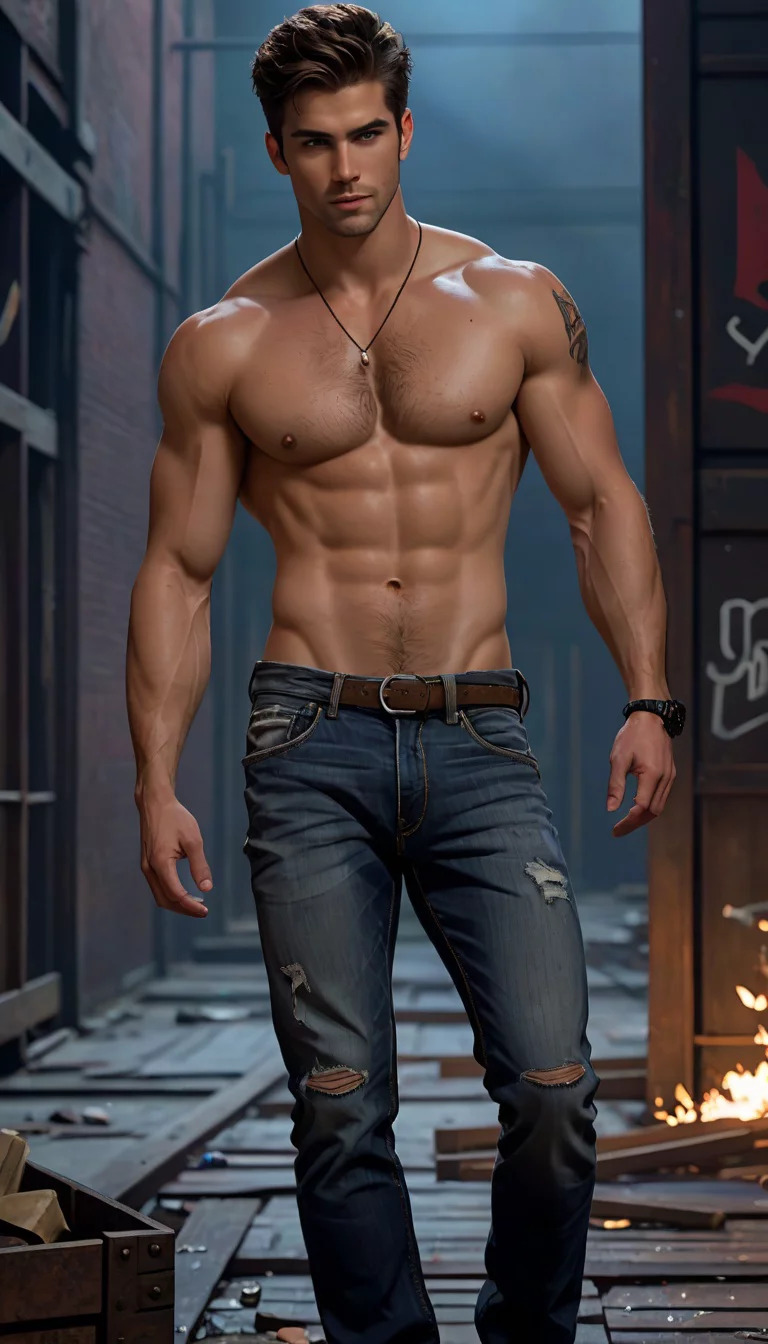 Museland-Warehouse Passion Night-shirtlessabs-forbiddenromance