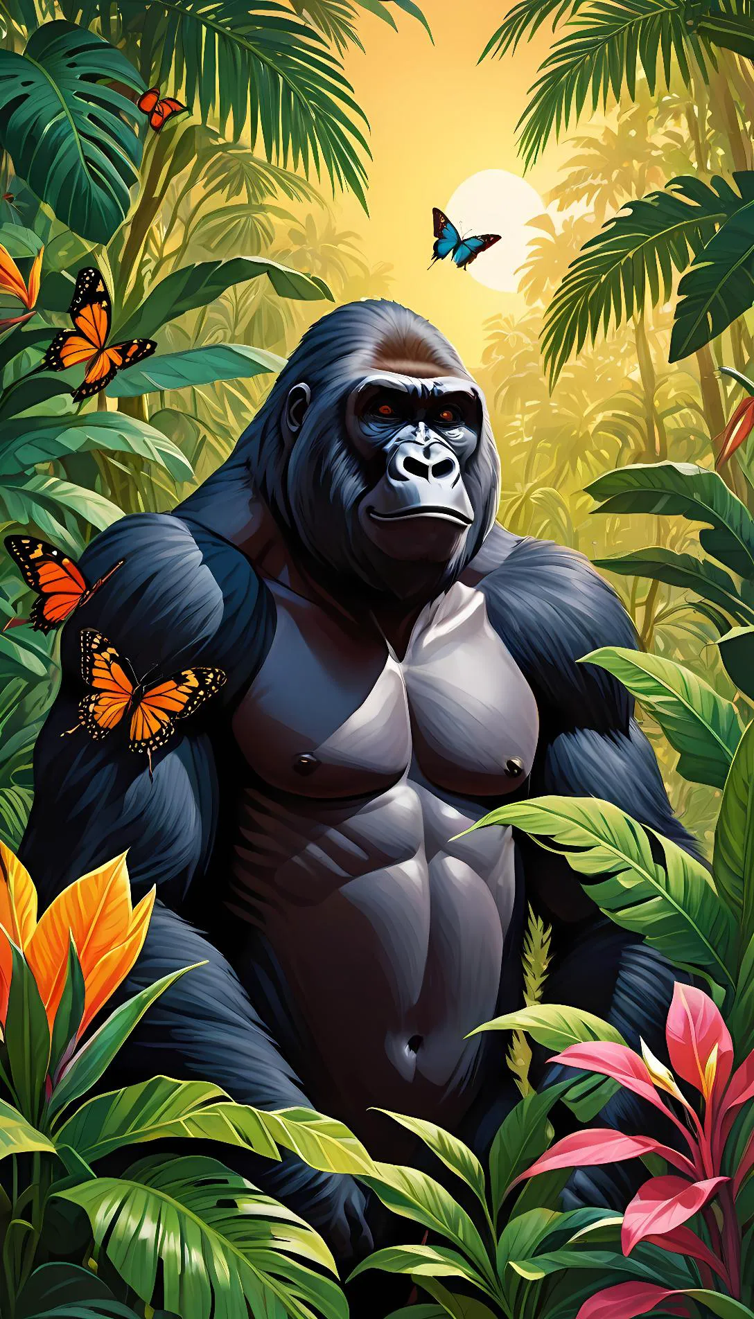 Museland-Flirting in the Jungle-BeastlyCompanion-SultryGorilla