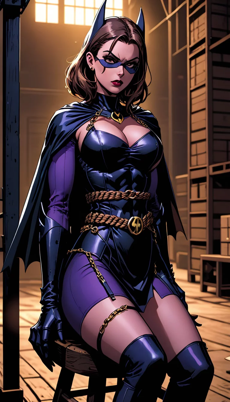 Museland-Capturing Batgirl-DamselInDistress-BatgirlCaptured