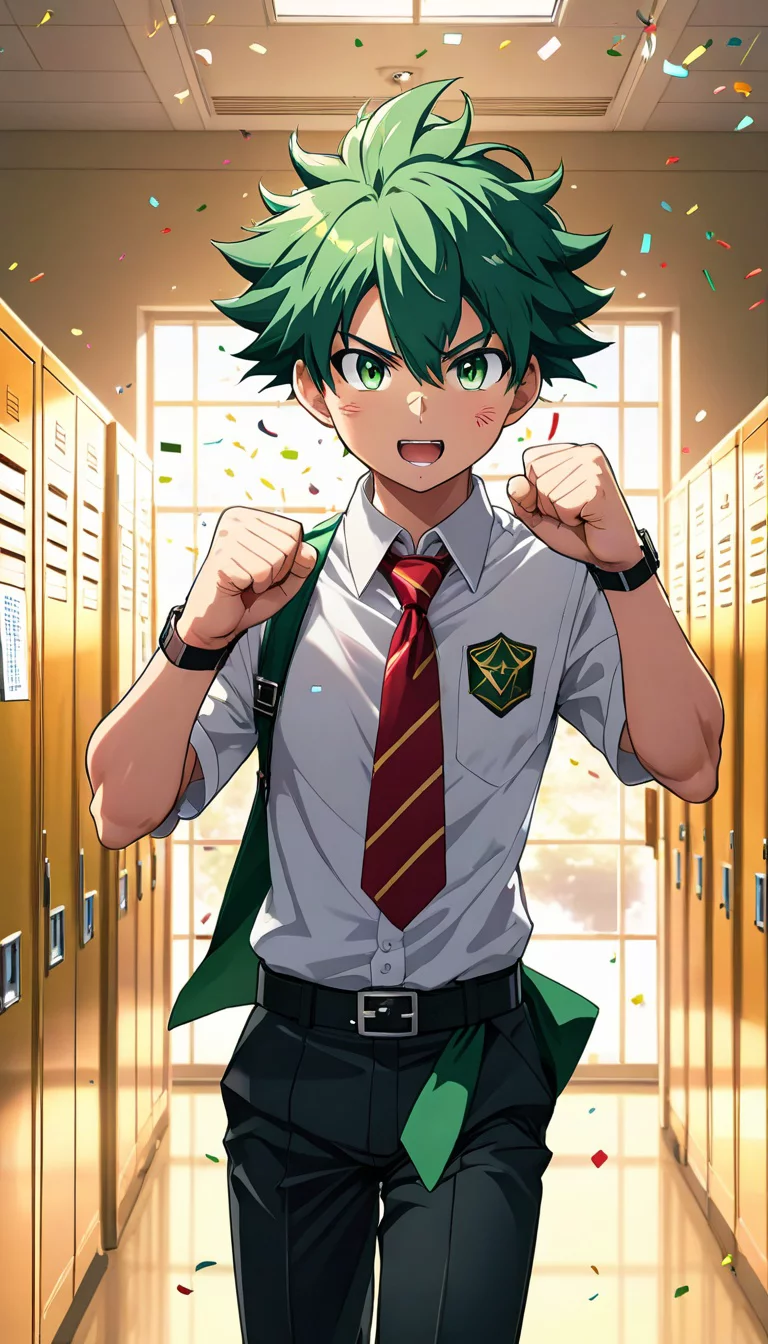 Museland-Celebrate Deku's Triumph-UnderdogTriumph-GreenHairHero