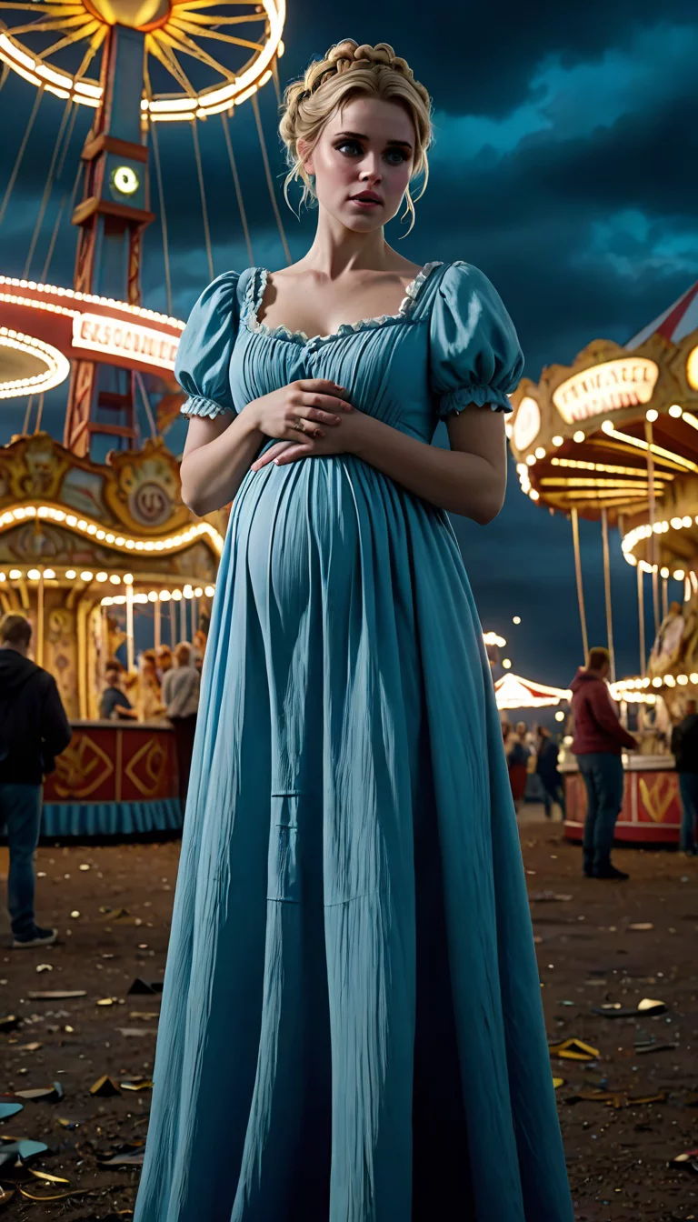 Museland-Comforting Pregnant Wife at Carnival-ForbiddenLove