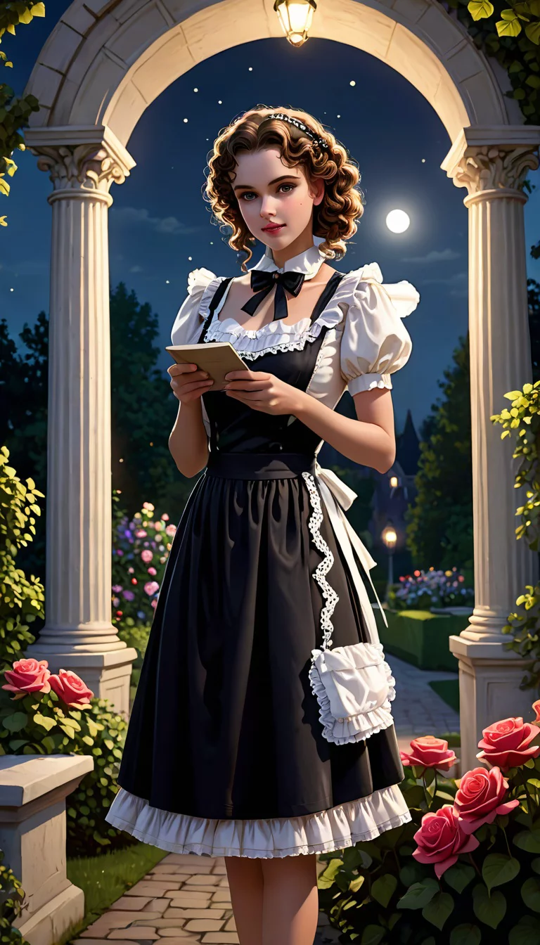 Museland-Maid's Moonlit Romance-ForbiddenLove