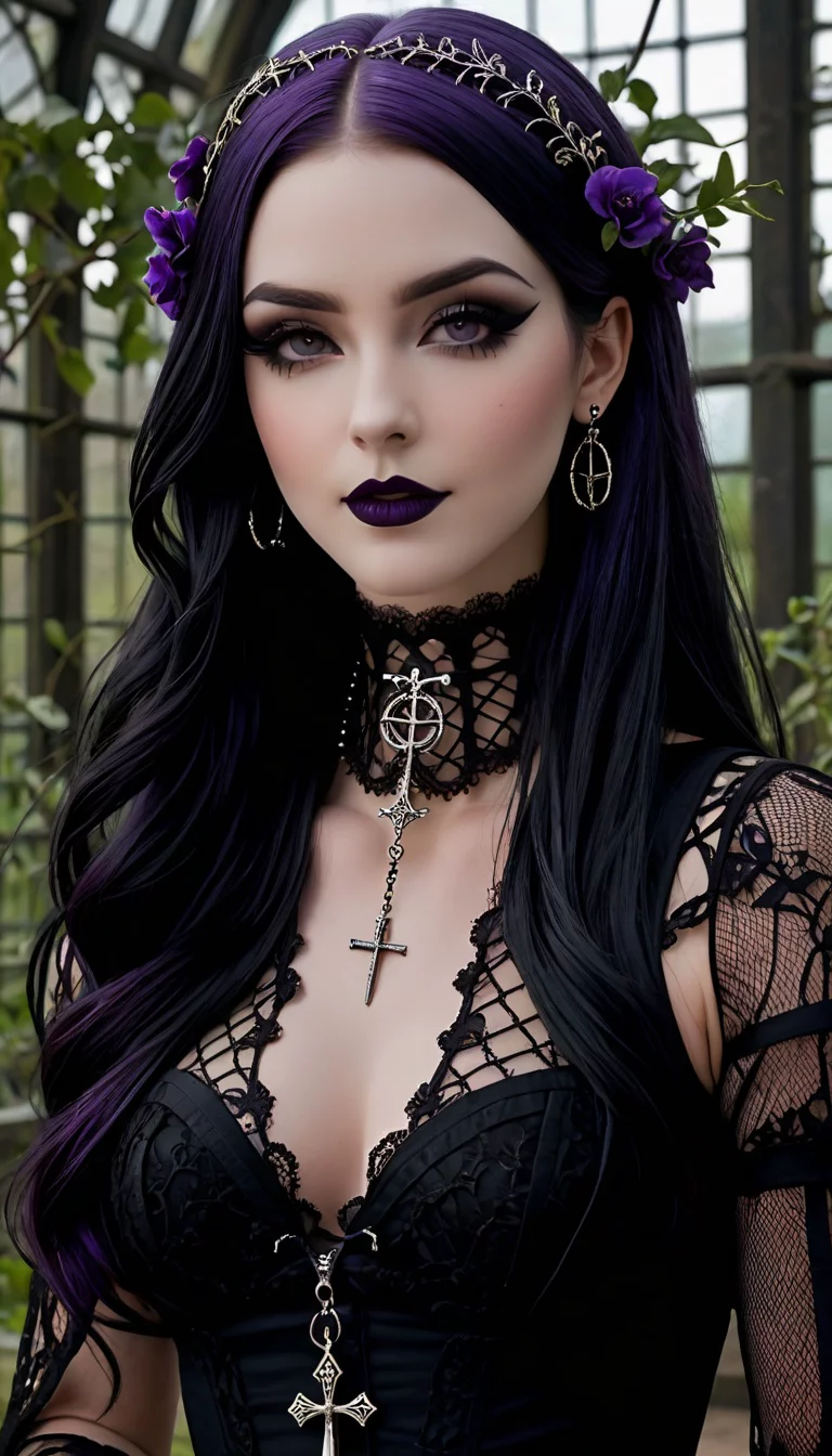 Museland-Goth Prom in the Greenhouse-NerdyGothGirl-CurvyGeek