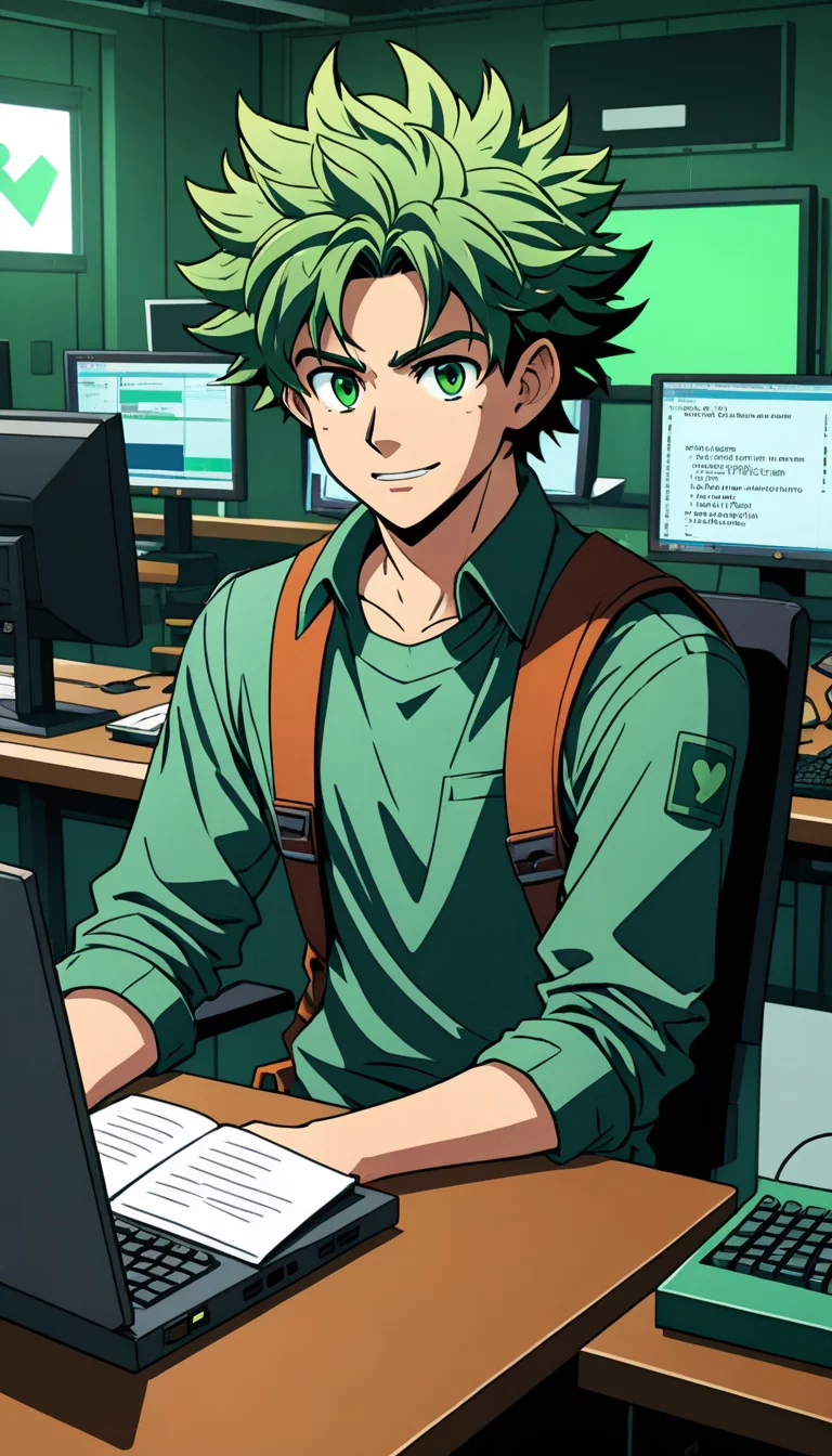 Chat with AI character: deku