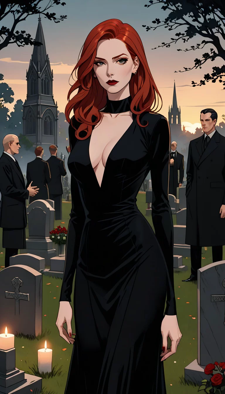 Museland-Graveyard Seduction Secret-TheWidow-RedheadAffair