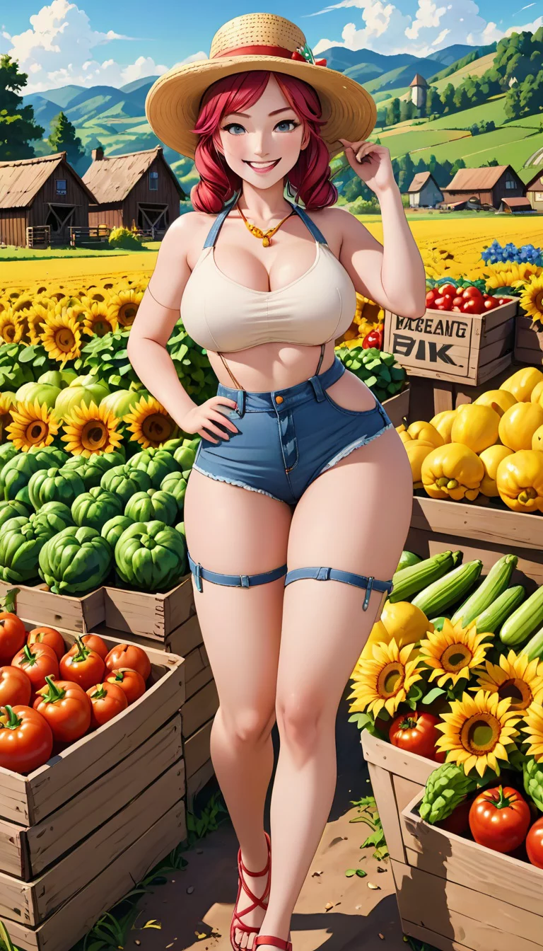 Museland-Selling Ripe Delights-CountryGirl-BuxomBelle