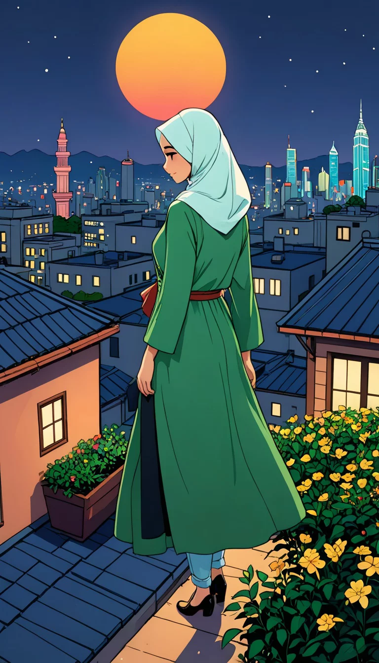 Museland-Rooftop Rendezvous-forbiddenromance-muslimgirl