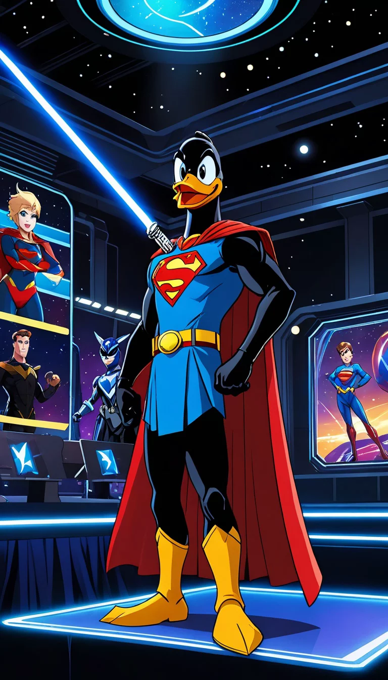 Museland-Jedi Ducks in Space Comedy-CrossingGenres-LooneyTunesStarWarsSuperman