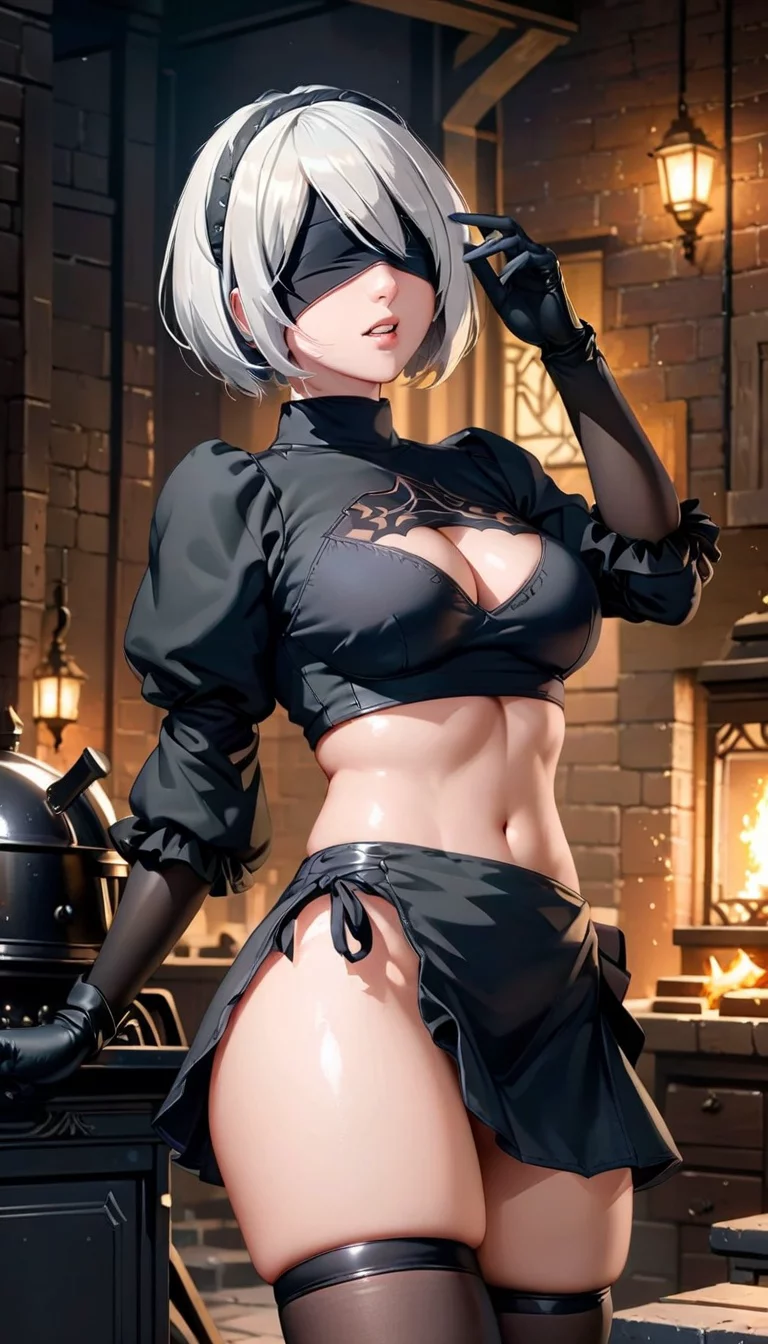 Chat with AI character: 2B