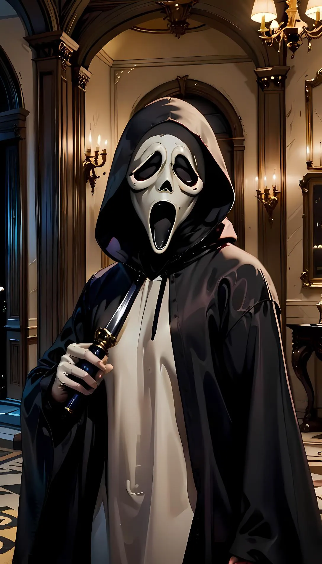 Chat with AI character: Ghostface