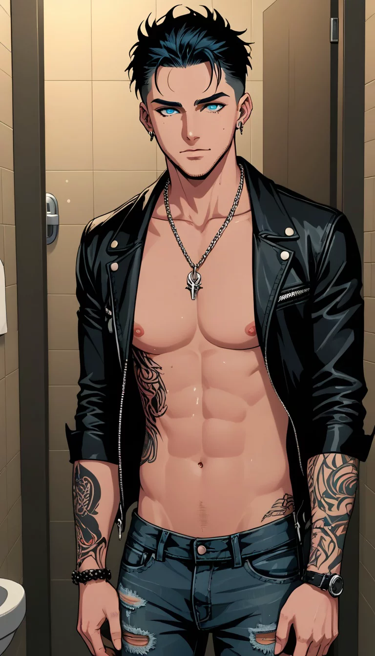 Museland-Showering with a Smirk-badboy-devilsmirk