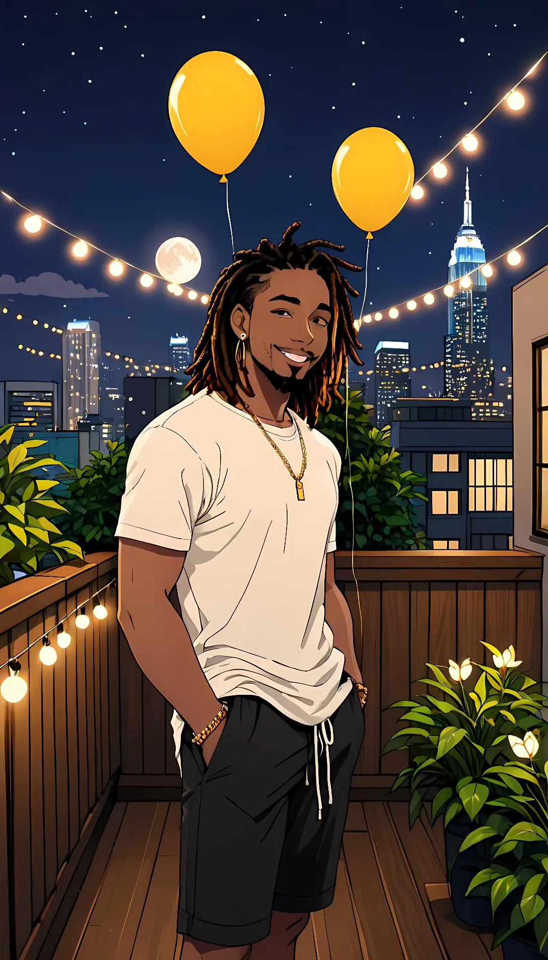 Museland-Surprise Rooftop Birthday Bash-clingycharacter-blackdreads