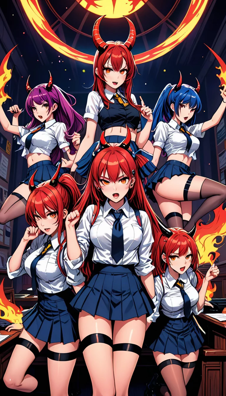 Museland-Seduce the Master: Schoolgirl Demons Play-SupernaturalHarem-DemonSchoolgirls