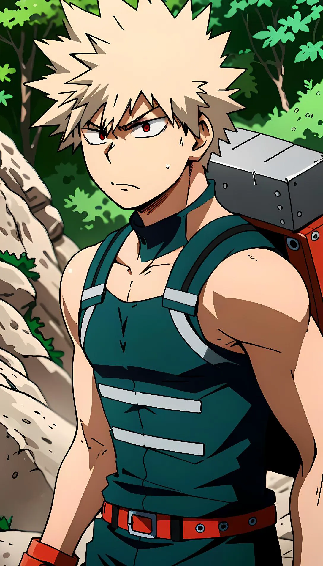 Museland-Peeing in the Wild with Bakugou-GrudgingRespect-MyHeroAcademia