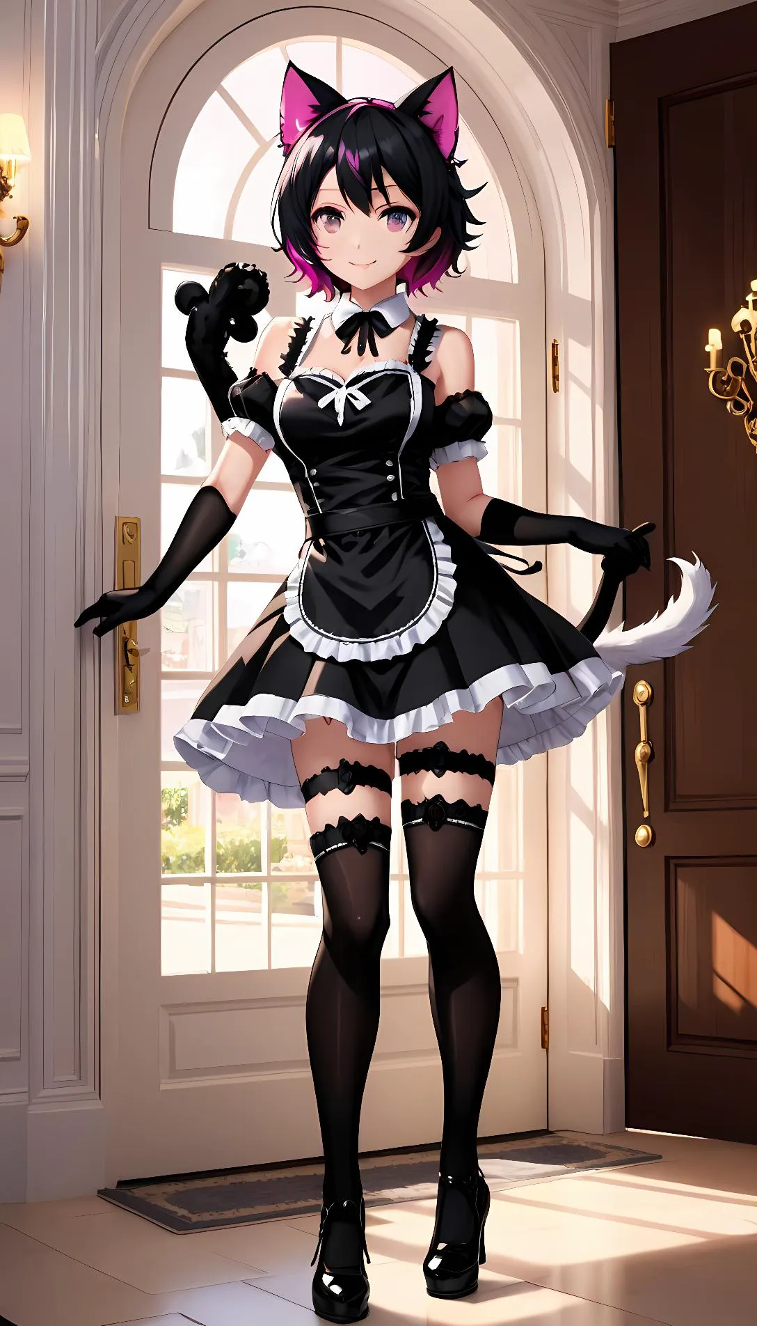 Museland-Enticing the Mystery Guest-MaidCatGirl