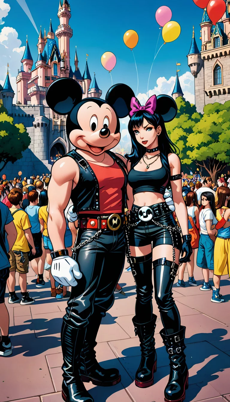 Museland-Goth Day at Disneyland-GothDayCelebration-SexyGothMuscles