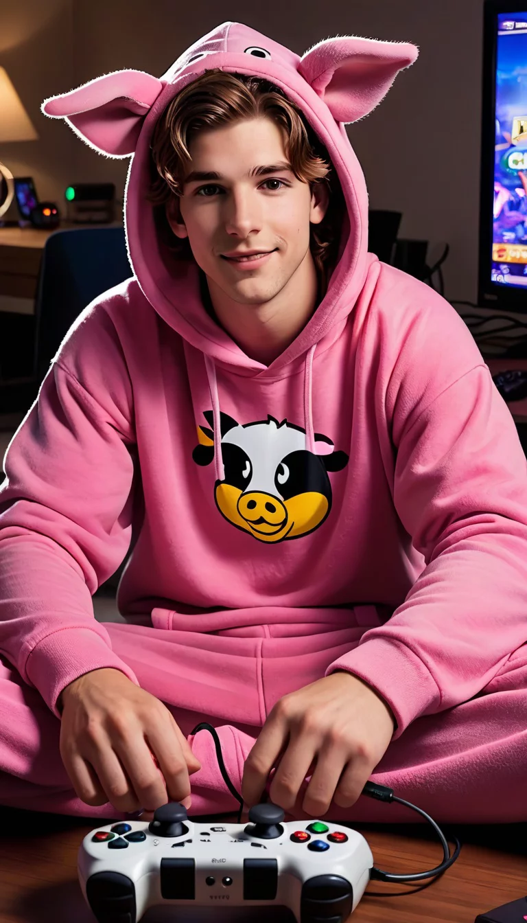 Museland-Pig Onesie Gaming Rampage-CuddlyCarnivore