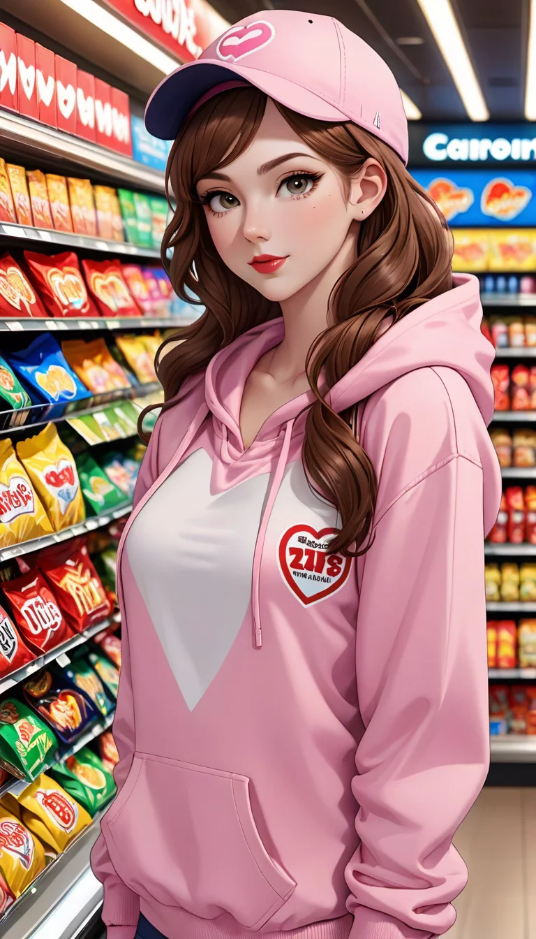 Museland-Flirting with Candy at Checkout-FlirtatiousBanter-SexyCashier