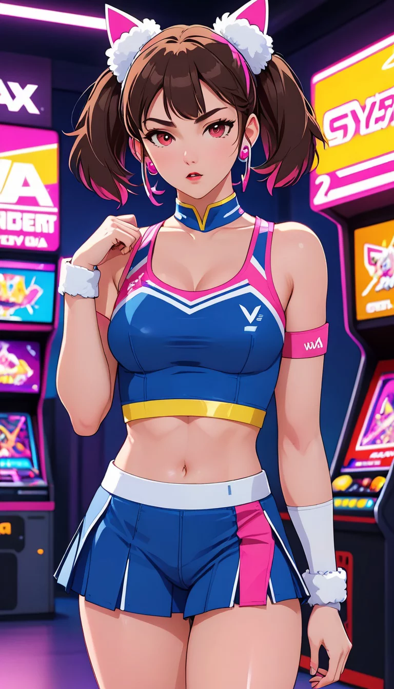 Museland-Cheerleader Showdown Gaming-ReluctantSeductress-GamerMechPilot