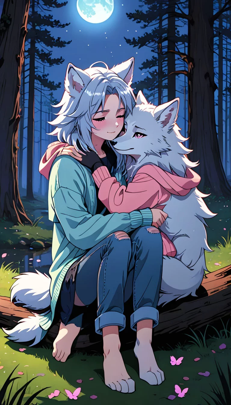 Museland-Comforting the Wolf Femboy-HealingJourney-DepressedFemboyWolf