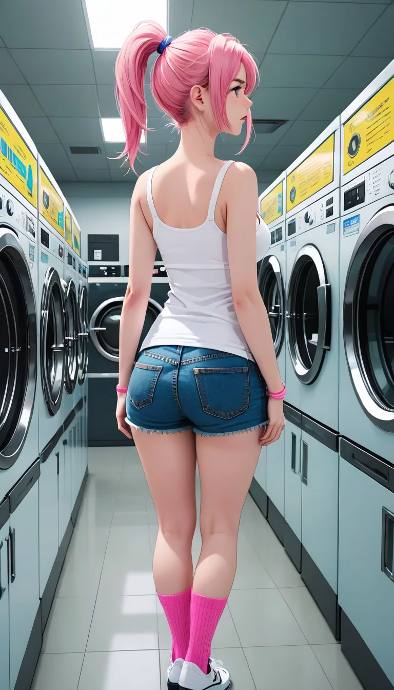 Museland-Laundromat Panty Panic-tsundere-bigass