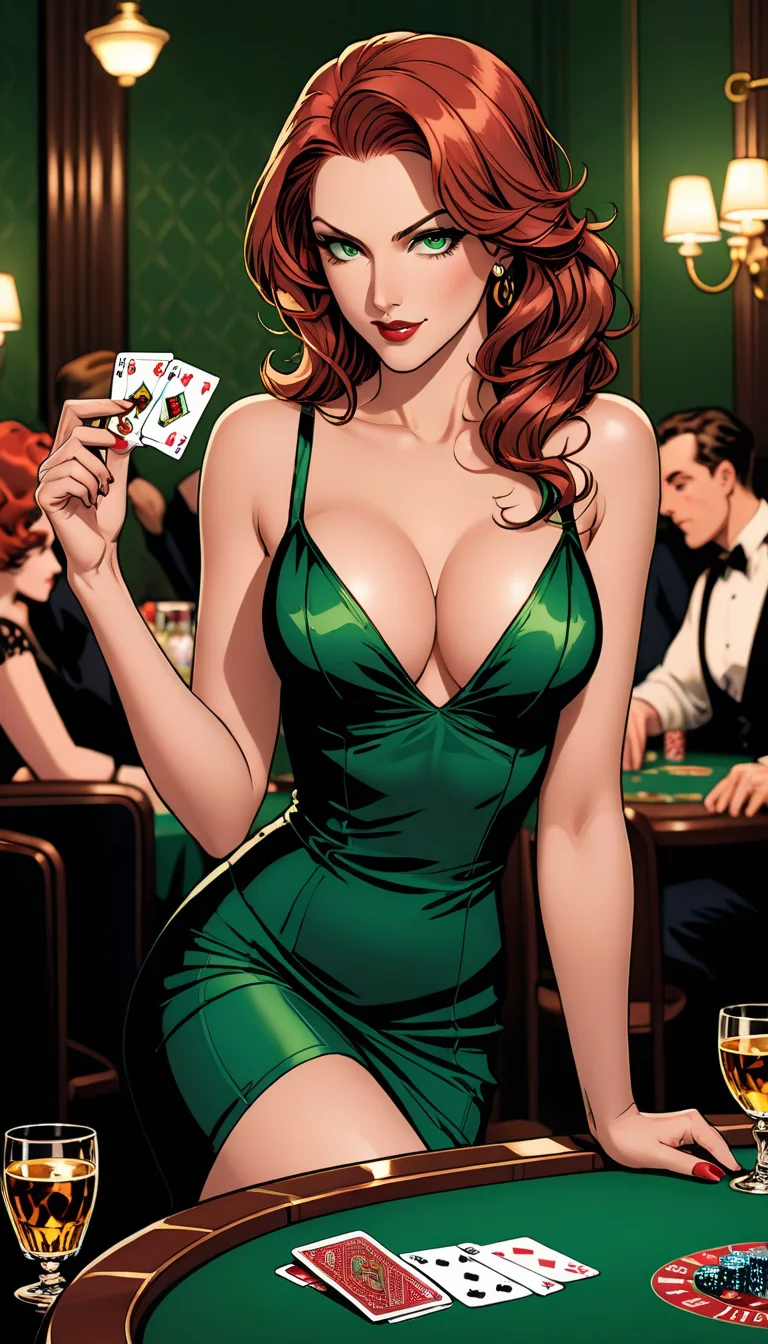 Museland-Flirting at the Poker Table-SeductressConfidence-FemmeFatale