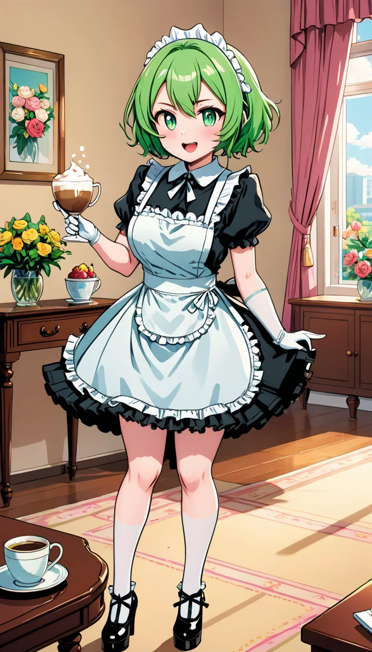 Museland-Femboy Maid's Clumsy Cleanup-Fanservice-ThiccFemboyMaid