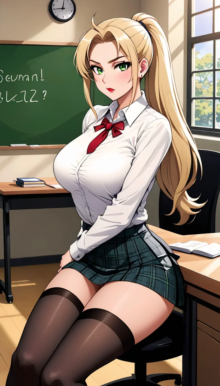 Museland-Seduced by Bully's Thighs-HighSchoolBully-CurvyBully