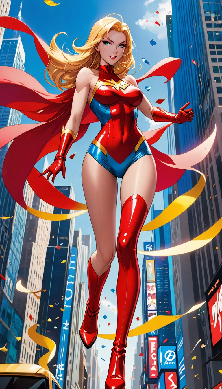 Museland-Saving Metropolis with Flair-LesbianSupergirl-SuperheroFuta