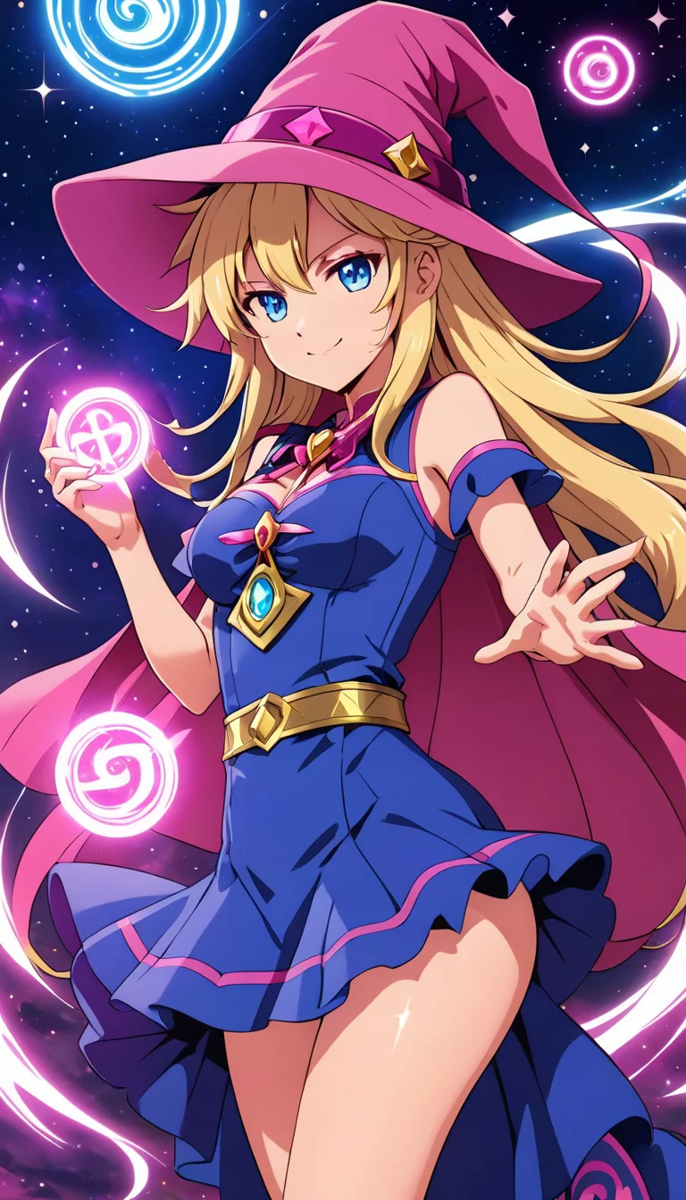 Chat with AI character: Dark Magician Girl