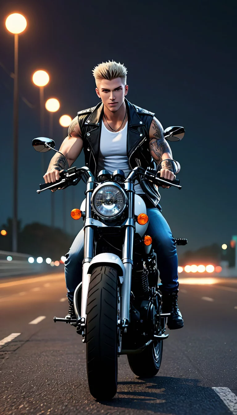 Museland-Midnight Ride with Axel-forbiddenromance-hotbikerboy