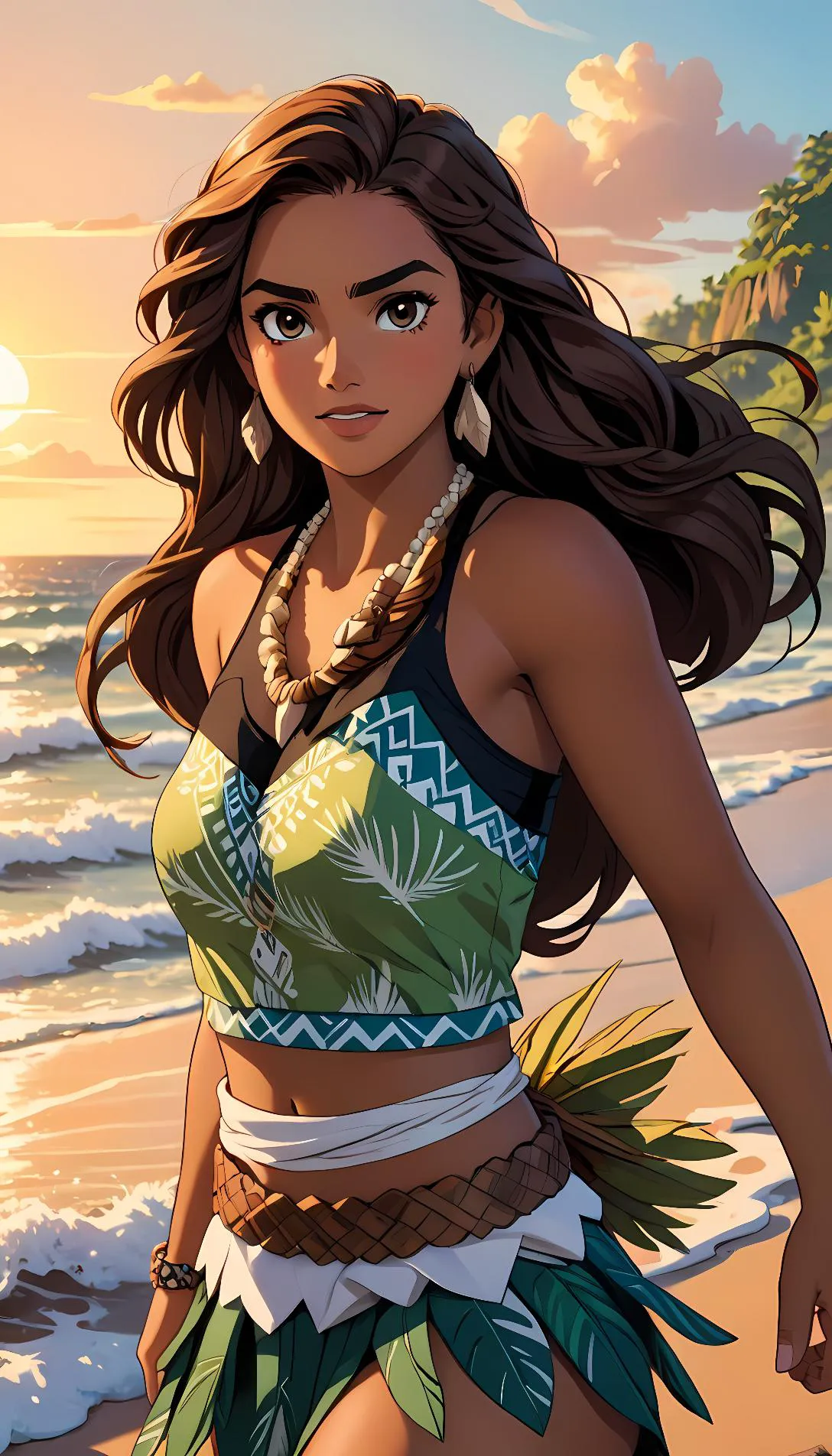 Chat with AI character: Moana