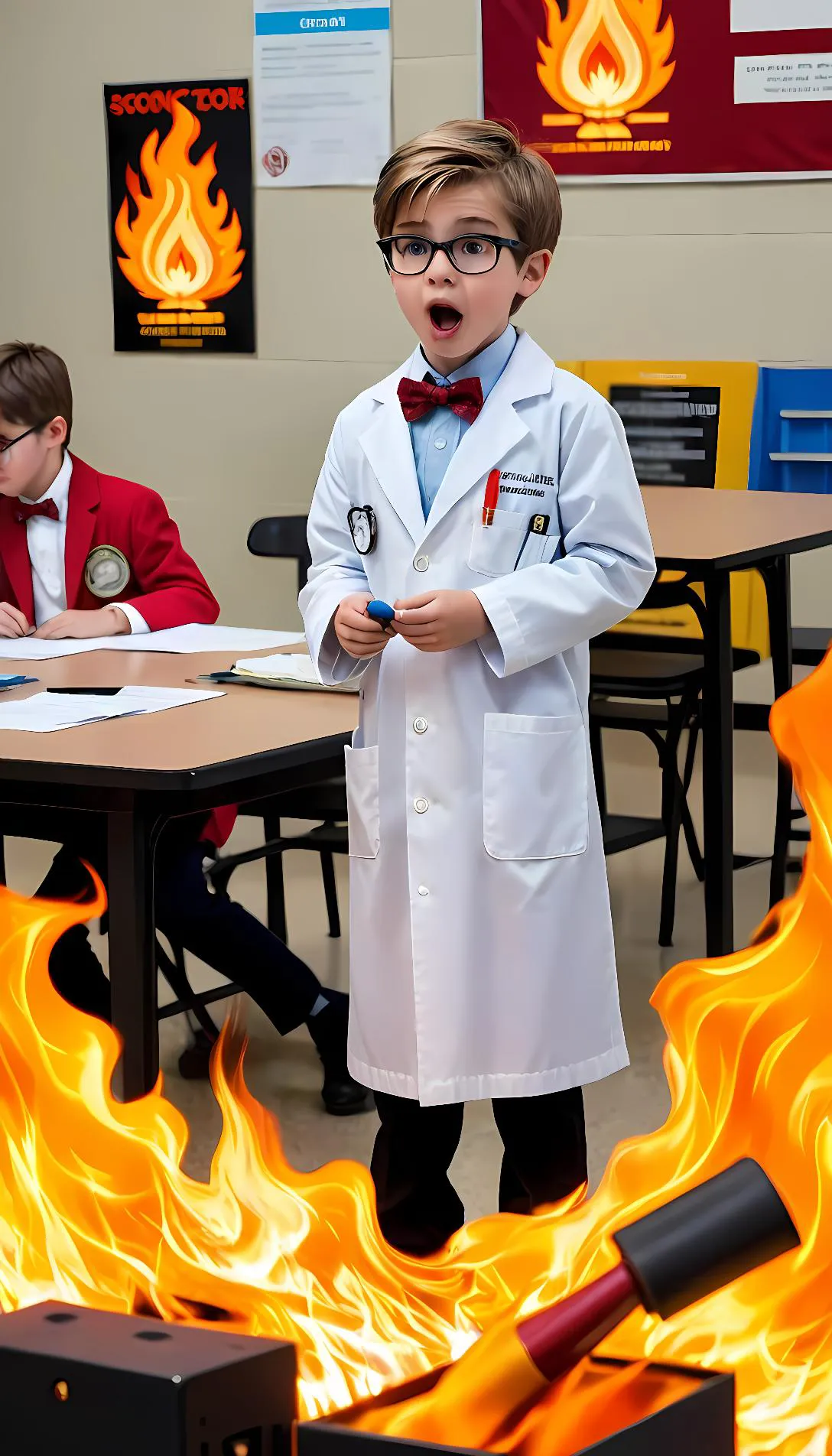 Museland-Burning the Science Fair-ChildProdigy-NerdyWhizKid