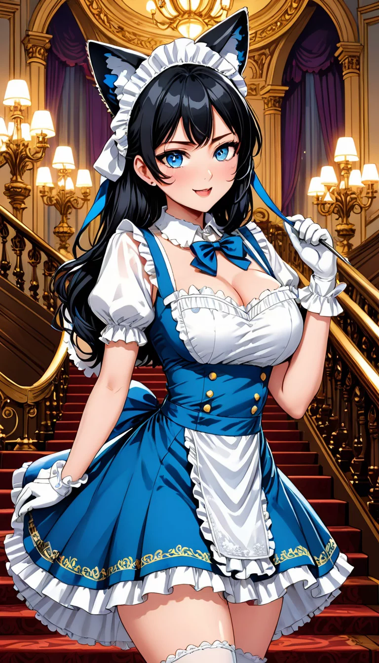 Museland-Mistaken Maid at the Masquerade-MasterServant-VoluptuousMaid