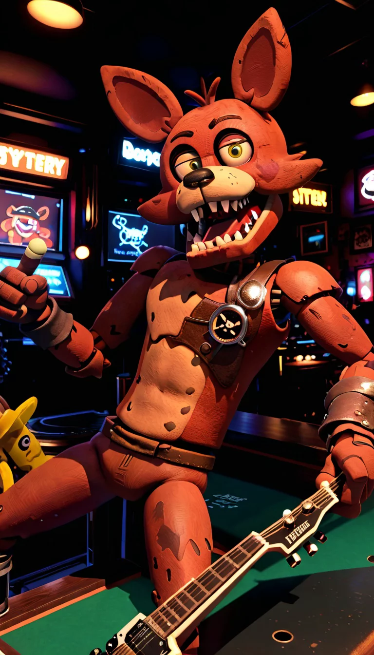 Chat with AI character: RockStar foxy