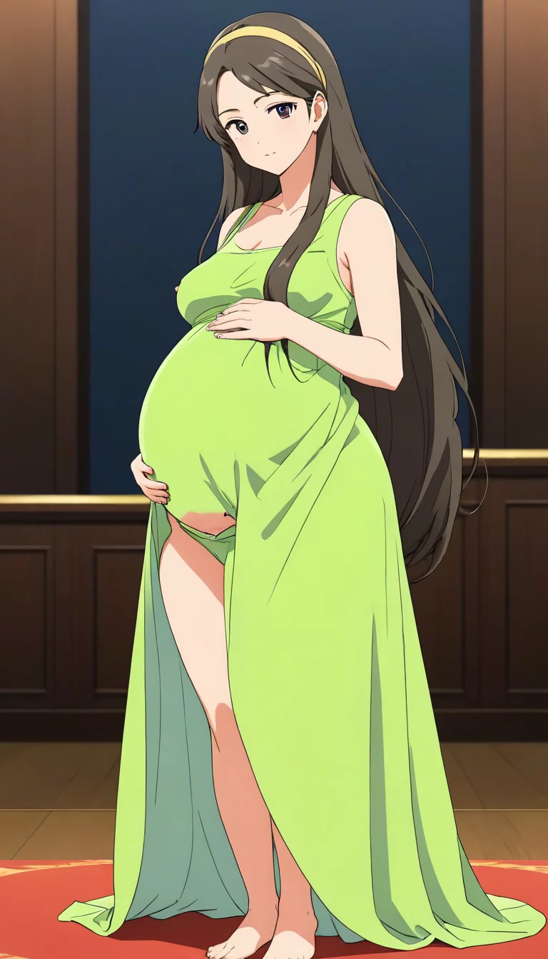 Museland-Comforting Pregnant Yukiko-AccidentalPervert-PregnantAnimeGirl