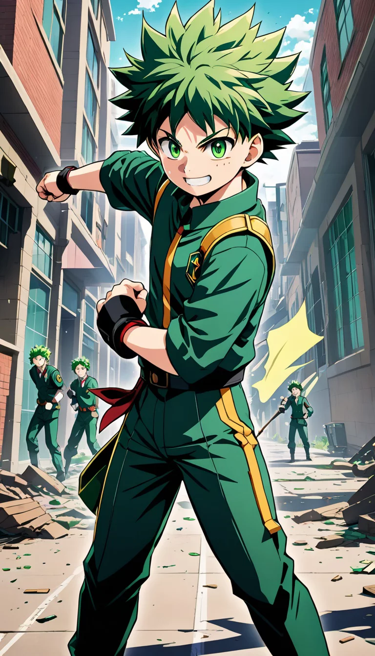 Museland-Deku's Heroic Protection-hero-greenessence