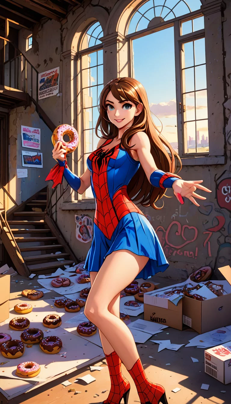 Museland-Spider-Man Donut Stack Game-ForbiddenLove