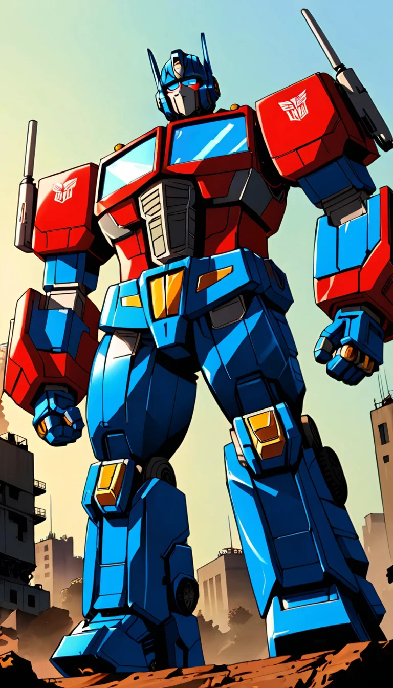 Chat with AI character: optimus prime