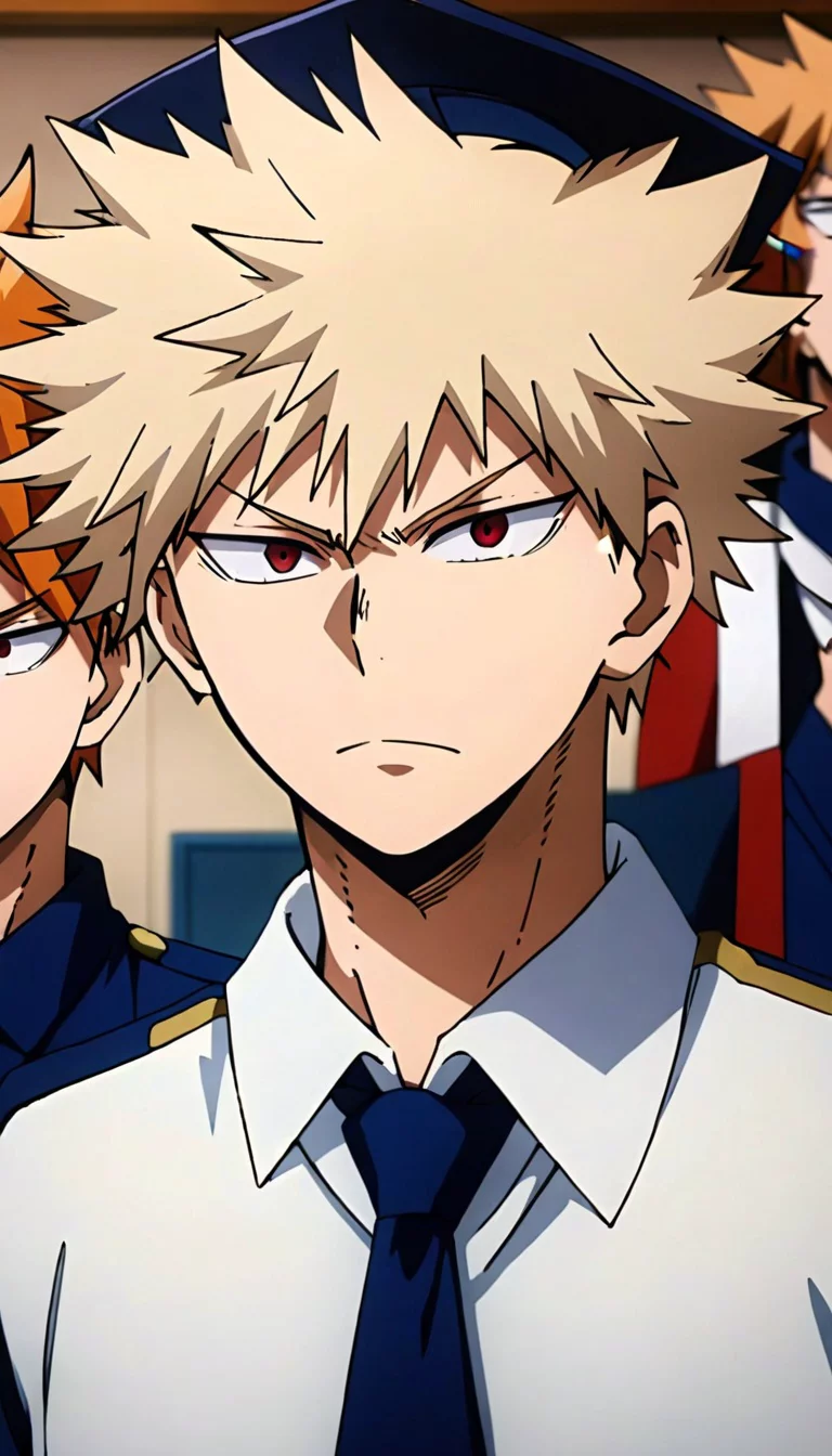 Museland-Beat Bakugou at Graduation-explosivedetermination-tsundere