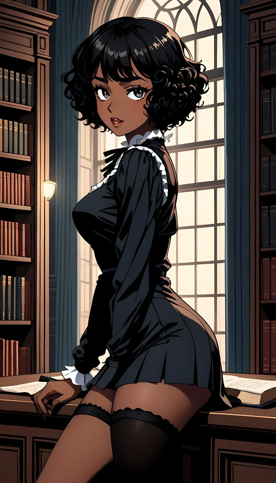 Museland-Seduce the Librarian Maid-ForbiddenRomance