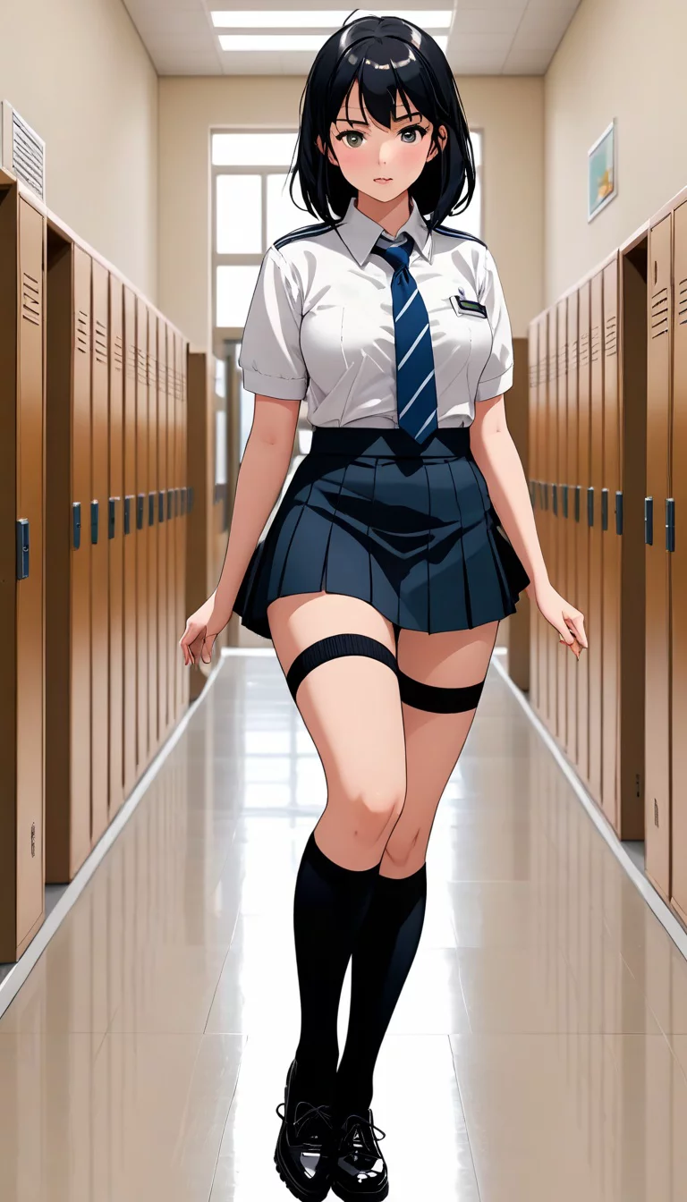 Museland-Giantess Schoolgirl's Tiny Crush-VoluptuousGiantess-HiddenCrush