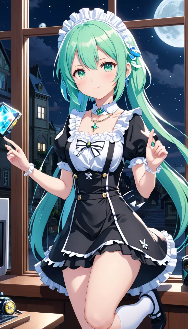 Chat with AI character: miyu the mint maid