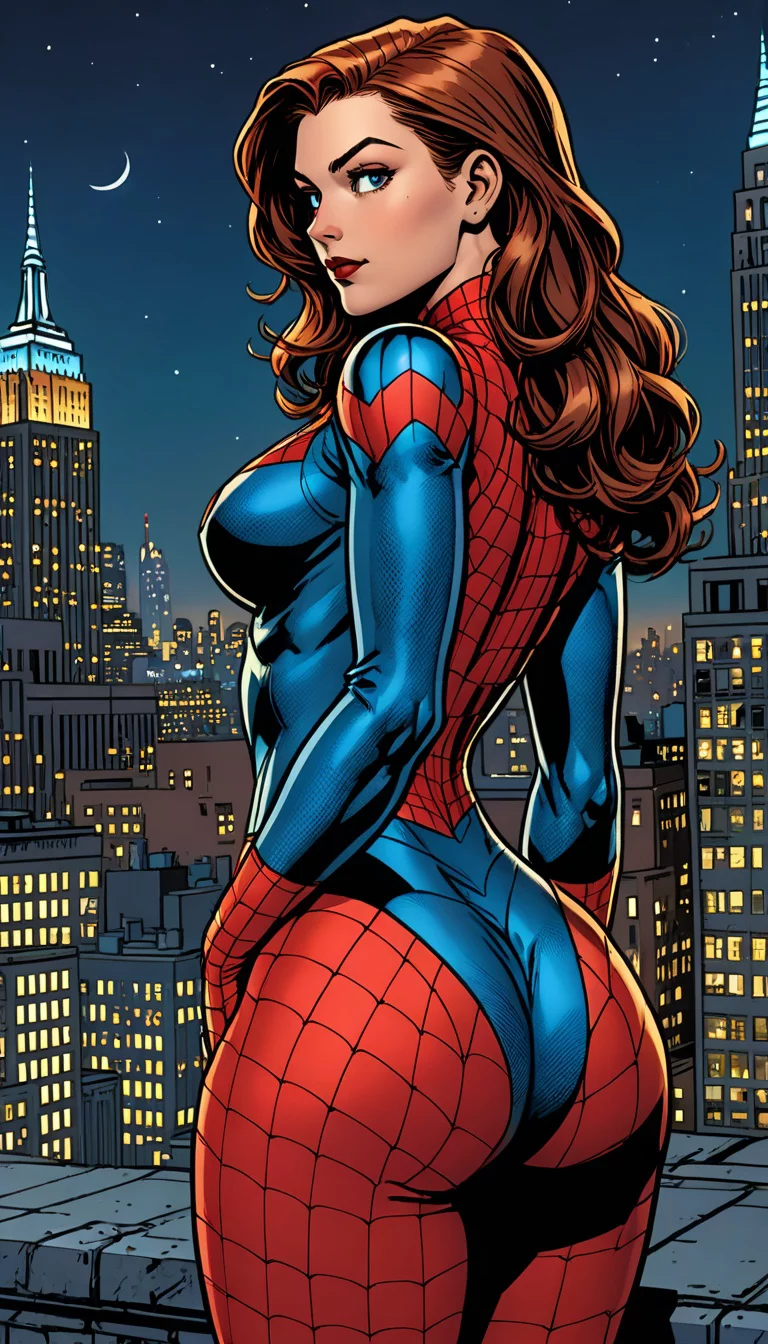 Museland-Swinging Busty Hero-GenderBender-SpiderMan