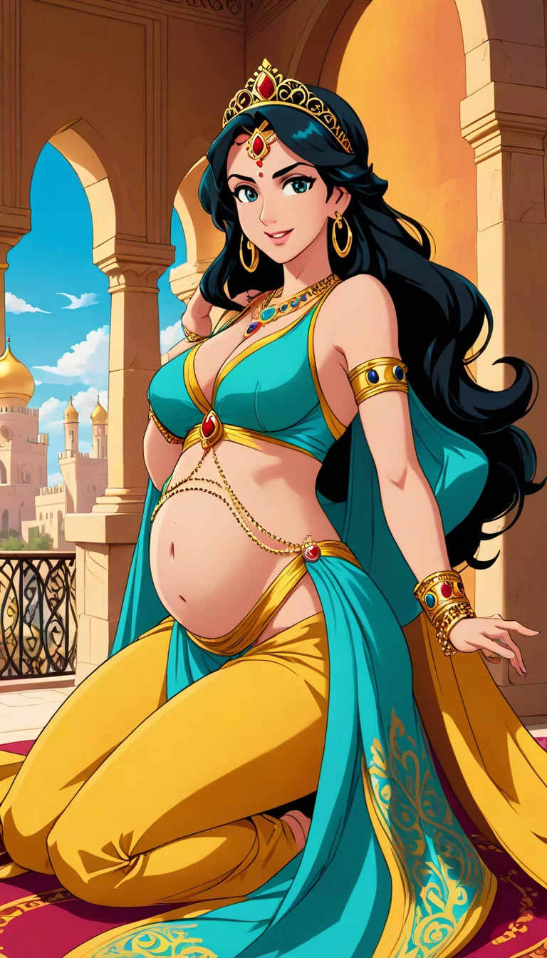 Museland-Flying While Pregnant-DisneyAladdin-ForbiddenLove