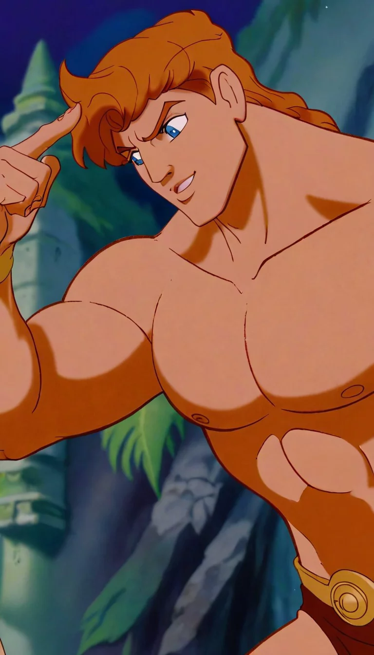 Museland-Hercules Does High School-DisneyBodybuilder-FishOutOfWater