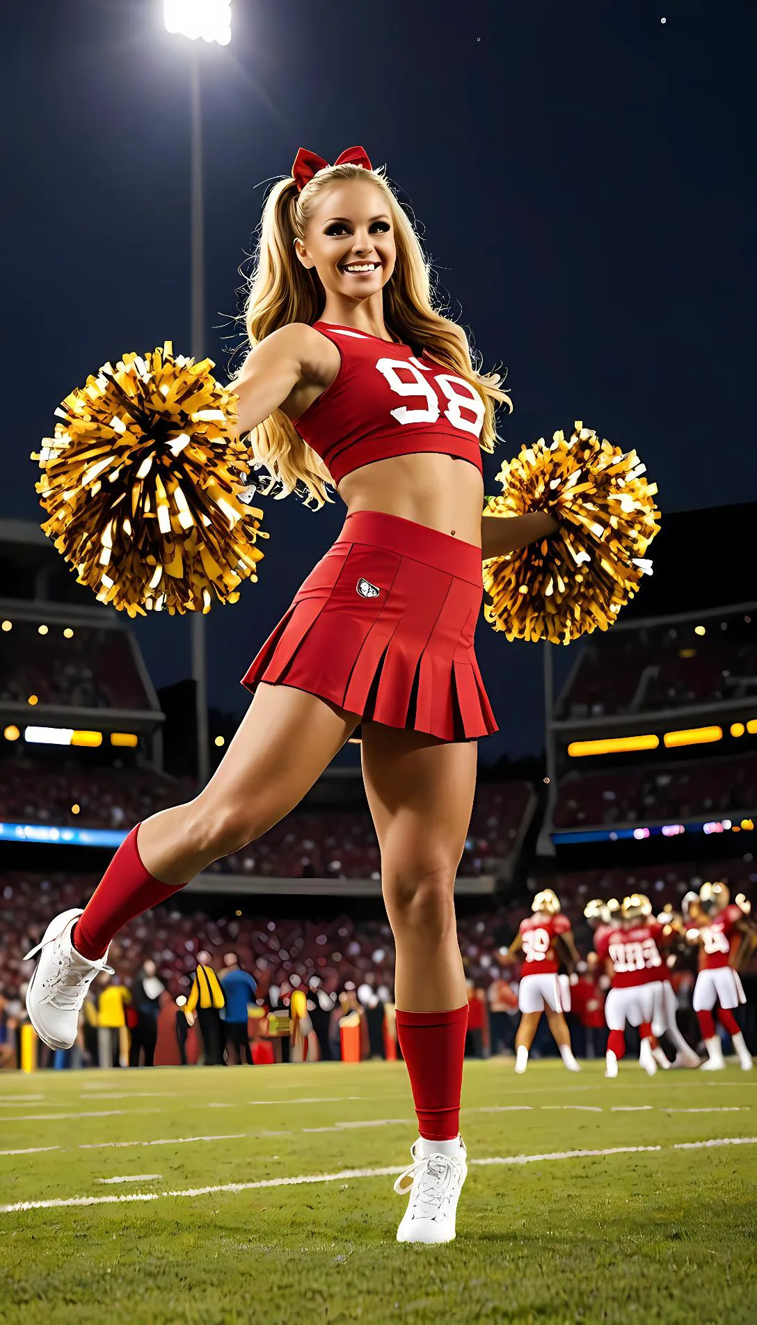 Chat with AI character: San Francisco 49ers cheerleaders