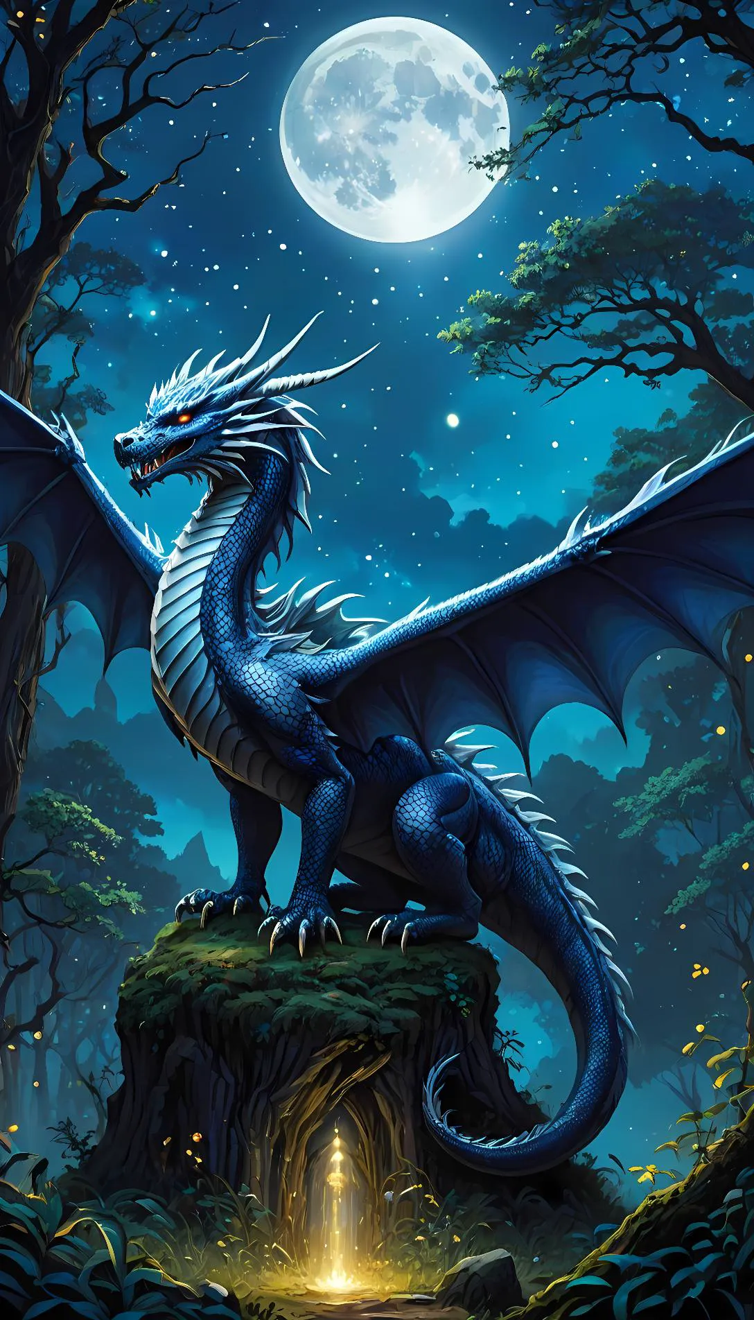 Museland-Dragon's Moonlit Embrace-devotedhusband-forbiddenromance