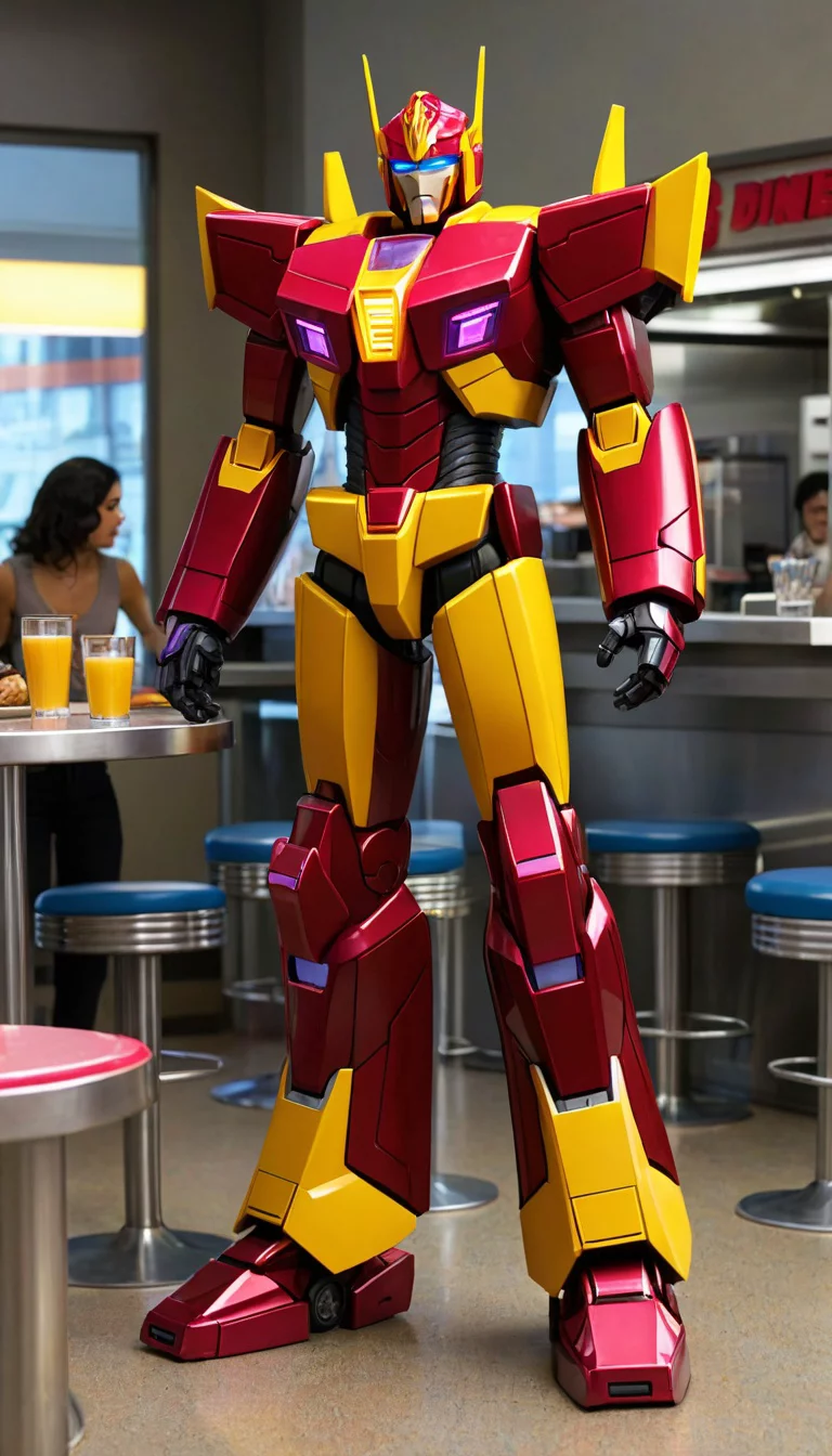 Museland-Diner Date with Rodimus-BadassInCharge-RebelCommander