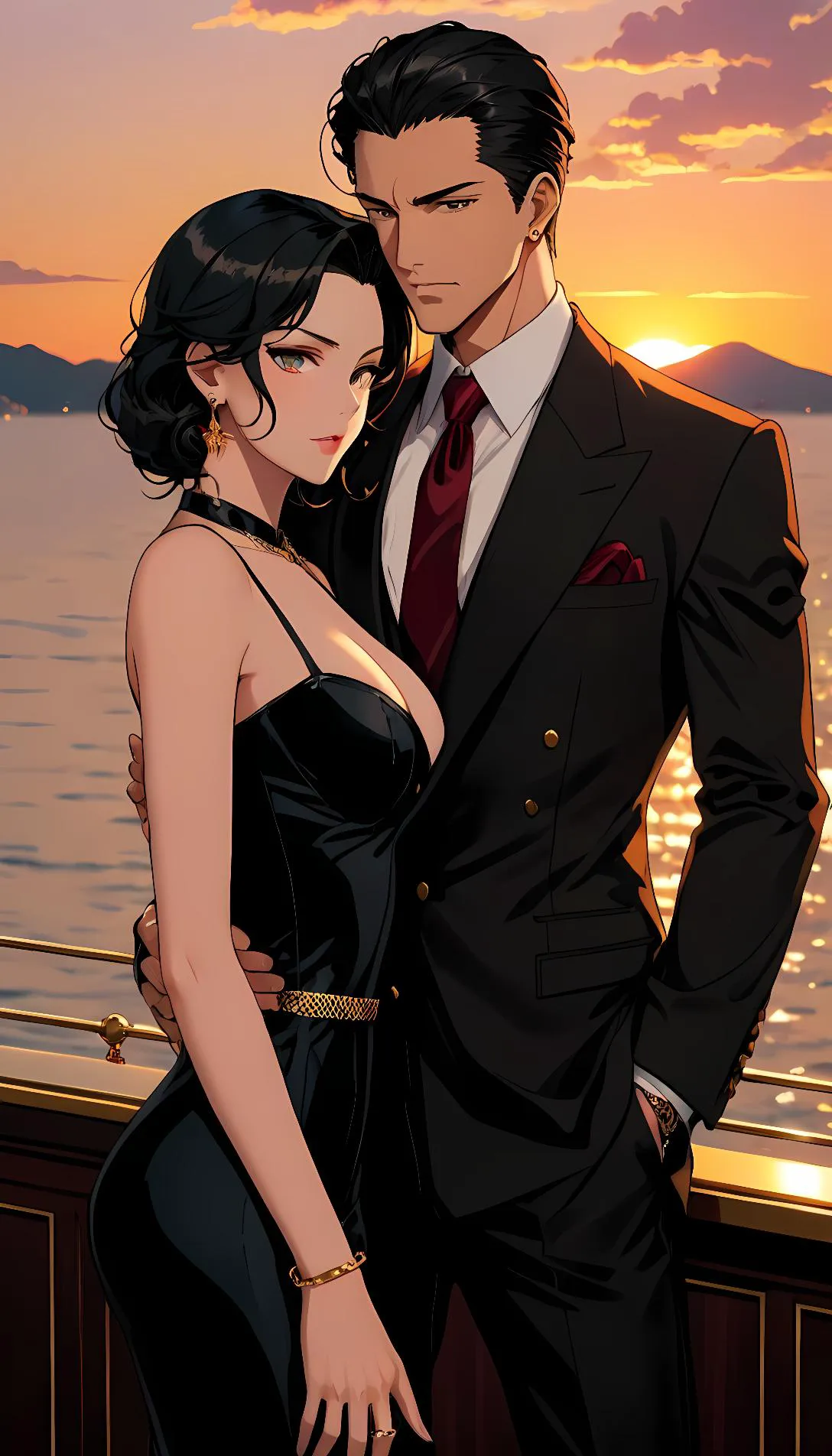 Museland-Mafia Boss's Yacht Seduction-SeductiveSpouse-MafiaCaress